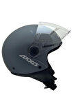 AXXIS Square S Solid A2 Matt Titanium Yazlık Motosiklet Kaskı