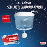 Lotto Filters  Su Arıtma Damacana Sebil Üstü Aparatı 8 Lt Kapasite 5 mt Hortumlu