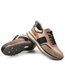 Pepita 6569 Erkek Kum Süet Deri Günlük Spor Ayakkabı  