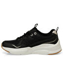 Kinetix Prestige Tx W 5Fx Kadın Siyah-Altın-Beyaz Sneaker Ayakkabı