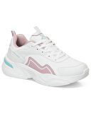 Kinetix Alinda Tx W 5Fx Kadın Beyaz-Gül Kurusu (36-40) Sneaker Ayakkabı