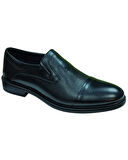 Nevzat Öge 098-Poli Erkek Siyah (40-44) Deri Klasik Ayakkabı