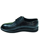 Nevzat Öge 01008-Eva Erkek Siyah (40-44) Deri Klasik Ayakkabı