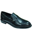 Nevzat Öge 0114-Neolit Erkek Siyah (40-44) Deri Klasik Ayakkabı 