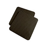 Karbonfiber Bardak Altlığı (2'li)