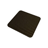 Karbonfiber Bardak Altlığı (2'li)