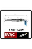 Kızdırma Bujisi A2 1.4d A3 1.9d Frontera 2.5d Takım 4 Ad Sv007 Oem No: N10579201