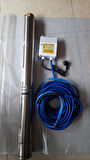 4SDM4/14 1,5HP ALARKO MONOFAZE 50 MT KABLOLU VE PANOLU TAKIM  DALGIC POMPA