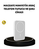 Manyetik Kablosuz Powerbank – iPhone 12/13/14/15 Uyumlu, Hızlı Şarjlı, Ultra Hafif