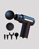 Derin Doku Masaj Tabancası 4 Başlık 6 Kademeli Sessiz Güç Şarjlı Kas Gevşetici