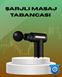 6 Kademeli Kas Masaj Tabancası 4 Başlıklı Güçlü Sessiz Sporcu Masaj Cihazı Şarjlı