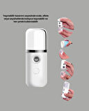 Mini Şarjlı Buhar Nemlendirici – Taşınabilir, Enerji Tasarruflu, Kablosuz Kullanım