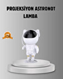 Astronot Galaksi Projeksiyon Lambası Bluetooth Bağlantılı ve Uzaktan Kontrollü