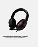 Stereo Ses Destekli Mikrofonlu Gaming Kulaklık – Yumuşak Pedli