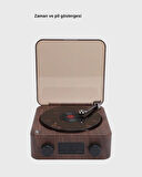 Gece Lambası Bluetooth Hoparlör Dijital Saat Çok Fonksiyonlu Su Dalgası Işıklı