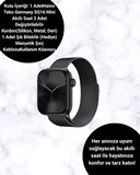 Hediye Mini Series 10 Akıllı Saat | 3 Kordon + Bileklik Hediyeli, Tüm Telefonlarla Uyumlu