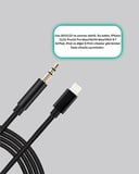 Hediye İphone Lightning 3.5mm Aux Çevirici Kablo Jh-023 Stereo Ses Aktarıcı