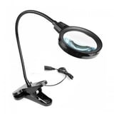 Hediye Nikula-12 Led Clipslı Işıklı Büyüteç,işıklı Masa Lambası Çalışma Lambası