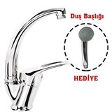 Hediye Mix Kuğu Banyo Batarya + Duş Başlığı Hediyeli