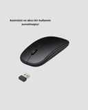 Hediye Kablosuz  Mouse – Anlık Dpı Geçişi, Gelişmiş Sensör, Hassas Ve Akıcı Kontrol