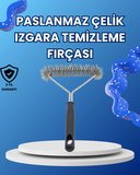 Hediye Paslanmaz Çelik Izgara Temizleme Fırçası Mangal Ve Barbekü İçin