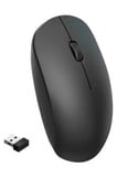 Hediye Ergonomik Tasarım Kablosuz Siyah Mouse Hassas Uzun Ömürlü