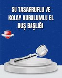 Hediye Şelale Sisi Ve Masaj Özellikli Banyo Duş Başlığı