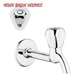 Hediye Klasik Uzun Musluk + Musluk Kapak Takımı Hediyeli