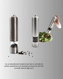 Hediye Otomatik Baharat Değirmeni Paslanmaz Gövde Ergonomik Tasarım