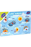 Strongart Ahşap Tutmalı Hava Durumu Puzzle