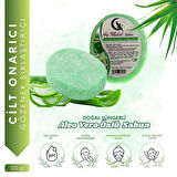 Aloe Vera Özlü Süngerli Doğal Güzellik Sabunu Cilt Kırışıklık Önleyici Etkili