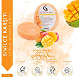 MANGO Özlü Süngerli Doğal Güzellik Sabunu Cilt Kırışıklık Önleyici Etkili