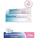 Bepanthol Baby Pişik Önleyici Merhem 100 Gr-2 ADET-SKT:04/2026