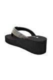 Twigy Ss0920 Gloria High Parmak Arası Gümüş Kadın Terlik