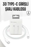 Iphone Uyumlu İOS Uyumlu Lightning Hızlı Şarj Tye C Lightning Şarj Kablosu
