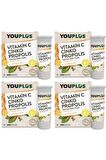 Vitamin C Çinko Propolis 20 Efervesan Tablet 4'lü