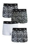 Erkek Baskılı - Düz Premium 4 Lü Boxer Seti 