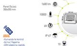 100 W SOLAR PROJEKTÖR GÜNEŞ PANELLİ - 3146