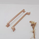 Ay-Az Kulp Kürdevan 160MM Modern Şık Metal Rose Gold Mutfak Banyo Dolap Çekmece Kulpu