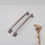 Ay-Az Kulp Kürdevan 160MM Modern Şık Metal Bronz Mutfak Banyo Dolap Çekmece Kulpu