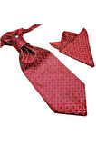 Erkek Bordo Damatlık Kravat Seti - Bordo18 Azdks1827