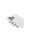 İphone 13 Pro-13 Pro Max Silver Taşlı Kamera Lens Koruyucu Cam