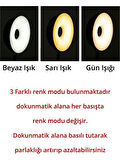 Winnboss Dokunmatik-Şarjlı-3 Farklı Işık Seçenekli-Dimmerli-Tavşanlı Masa ve Gece Lambası Pembe 1943