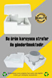 Beyaz Love You Barkod Baskılı Kupa