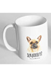 Seriously French Bulldog Resim Baskılı Kupa Bardak