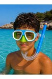 Çocuk Genç Maske Şnorkel Dalış Seti Orta Boy Yaş Ayarlanabilir Deniz Havuz
