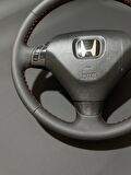 Honda Accord 2003-2007 Araca Özel Dikmeli Direksiyon Kılıfı 
