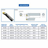 Mertsan Torna Delik Kateri SCLCR 12 - 12X150 mm Takım Ölçüsü, 95° Derece, CCMT 06 Kesici Uç Kullanır.