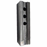 Mertsan Özel Yumuşak Ayak 8 Inch(Kanal 14), 3 Delikli, 1,5X60 mm Hatve Ölçüsü, 38X38X150mm, 3 Adetlik Paket