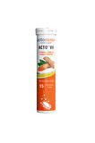 ACTO® Vit C Vitamini 15 Efervesan Tablet | Vitamin C, Çinko ve Zerdeçal İçeren Takviye Edici Gıda